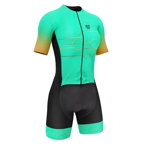 MACAQUINHO AR SPORT CICLISMO FEMININO GOLDEN STREAKS